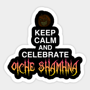 Keep Calm Samhain Halloween Sticker